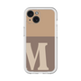 Slim Protection Premium Case［ オリジナル - initial two tone - M brown ］