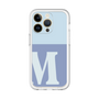 Slim Protection Premium Case［ オリジナル - initial two tone - M blue ］
