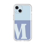 Slim Protection Premium Case［ オリジナル - initial two tone - M blue ］