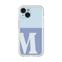 Slim Protection Premium Case［ オリジナル - initial two tone - M blue ］