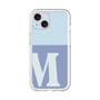 Slim Protection Premium Case［ オリジナル - initial two tone - M blue ］