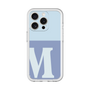 Slim Protection Premium Case［ オリジナル - initial two tone - M blue ］
