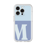 Slim Protection Premium Case［ オリジナル - initial two tone - M blue ］
