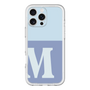 Slim Protection Premium Case［ オリジナル - initial two tone - M blue ］
