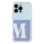 Slim Protection Premium Case［ オリジナル - initial two tone - M blue ］