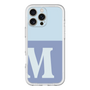 Slim Protection Premium Case［ オリジナル - initial two tone - M blue ］