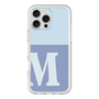 Slim Protection Premium Case［ オリジナル - initial two tone - M blue ］