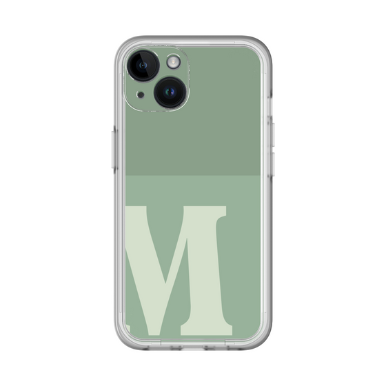 Slim Protection Premium Case［ オリジナル - initial two tone - M green ］