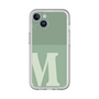 Slim Protection Premium Case［ オリジナル - initial two tone - M green ］