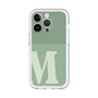 Slim Protection Premium Case［ オリジナル - initial two tone - M green ］