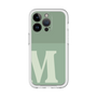 Slim Protection Premium Case［ オリジナル - initial two tone - M green ］