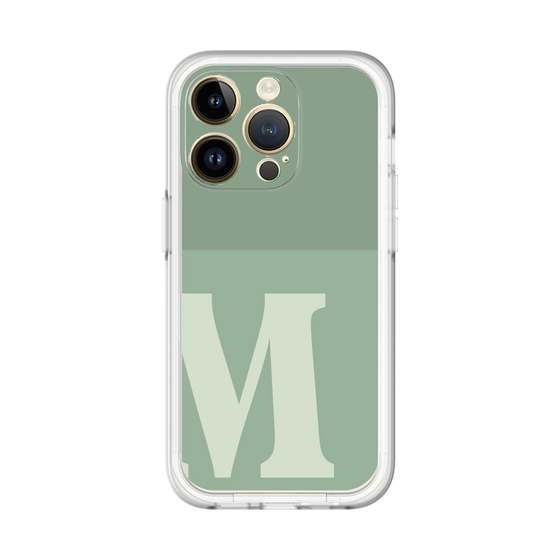 Slim Protection Premium Case［ オリジナル - initial two tone - M green ］