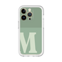 Slim Protection Premium Case［ オリジナル - initial two tone - M green ］