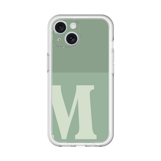 Slim Protection Premium Case［ オリジナル - initial two tone - M green ］