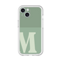 Slim Protection Premium Case［ オリジナル - initial two tone - M green ］
