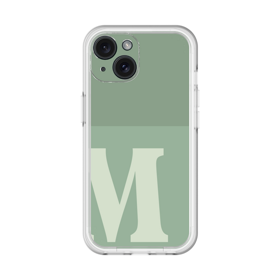 Slim Protection Premium Case［ オリジナル - initial two tone - M green ］