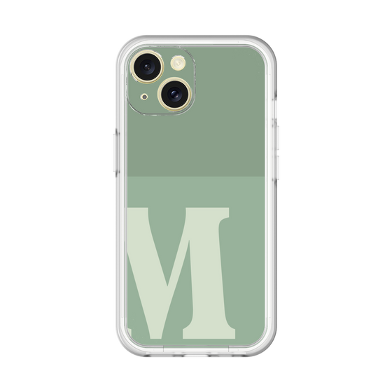 Slim Protection Premium Case［ オリジナル - initial two tone - M green ］