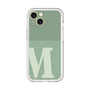 Slim Protection Premium Case［ オリジナル - initial two tone - M green ］