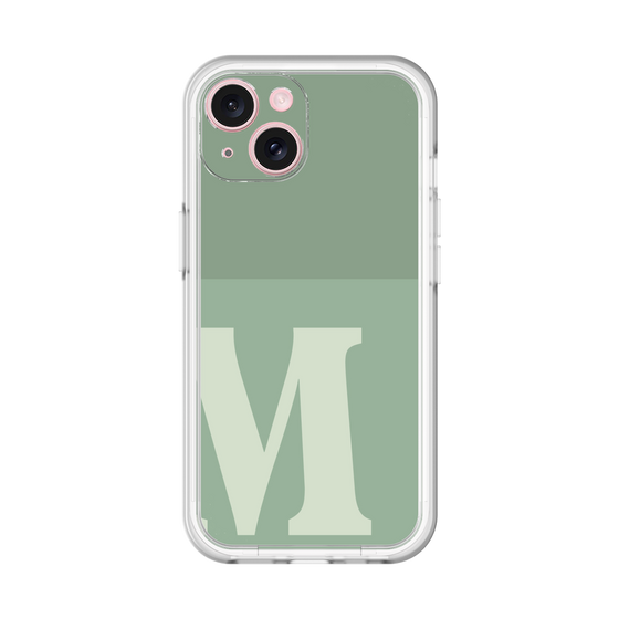 Slim Protection Premium Case［ オリジナル - initial two tone - M green ］