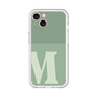 Slim Protection Premium Case［ オリジナル - initial two tone - M green ］