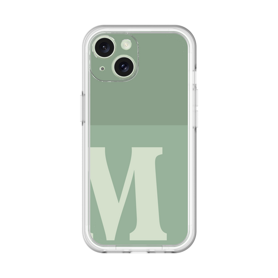 Slim Protection Premium Case［ オリジナル - initial two tone - M green ］