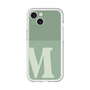 Slim Protection Premium Case［ オリジナル - initial two tone - M green ］