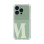 Slim Protection Premium Case［ オリジナル - initial two tone - M green ］