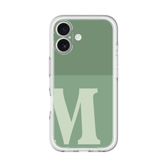 Slim Protection Premium Case［ オリジナル - initial two tone - M green ］
