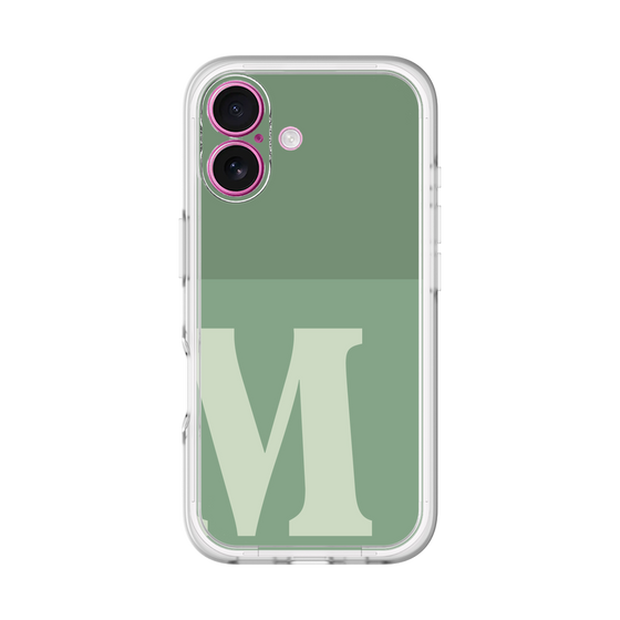 Slim Protection Premium Case［ オリジナル - initial two tone - M green ］