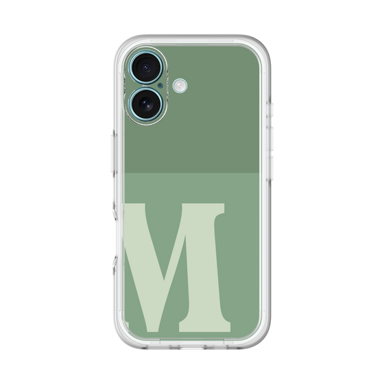 Slim Protection Premium Case［ オリジナル - initial two tone - M green ］