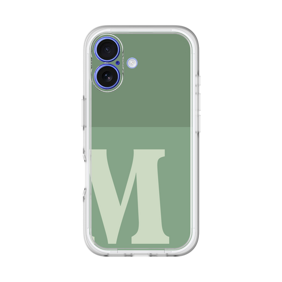 Slim Protection Premium Case［ オリジナル - initial two tone - M green ］
