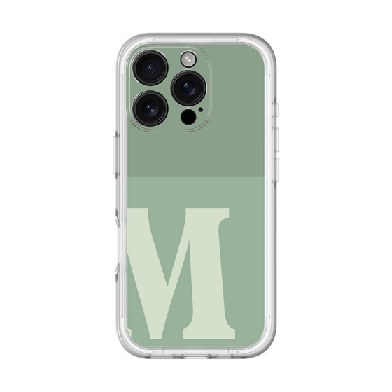 Slim Protection Premium Case［ オリジナル - initial two tone - M green ］
