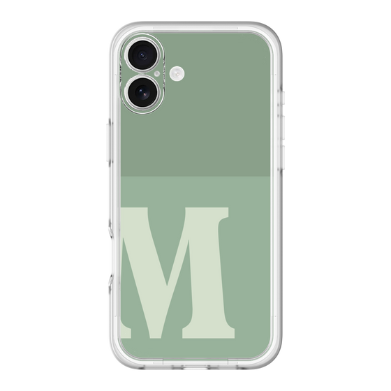 Slim Protection Premium Case［ オリジナル - initial two tone - M green ］