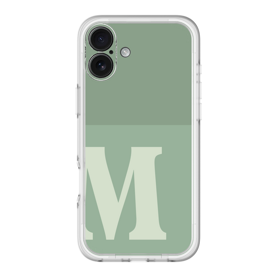 Slim Protection Premium Case［ オリジナル - initial two tone - M green ］