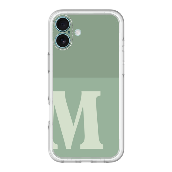Slim Protection Premium Case［ オリジナル - initial two tone - M green ］