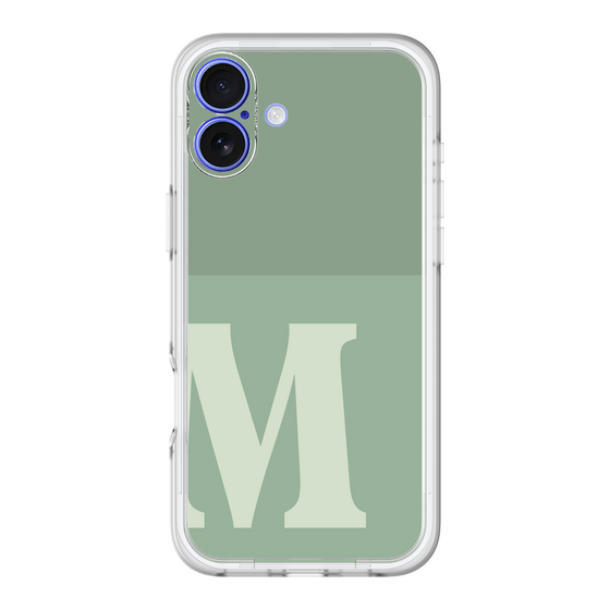 Slim Protection Premium Case［ オリジナル - initial two tone - M green ］