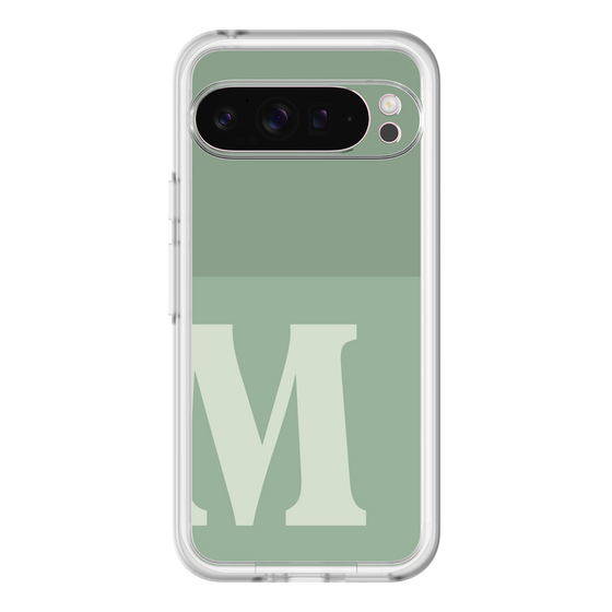 Slim Protection Premium Case［ オリジナル - initial two tone - M green ］