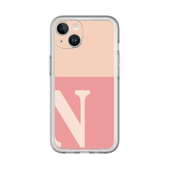 Slim Protection Premium Case［ オリジナル - initial two tone - N pink ］