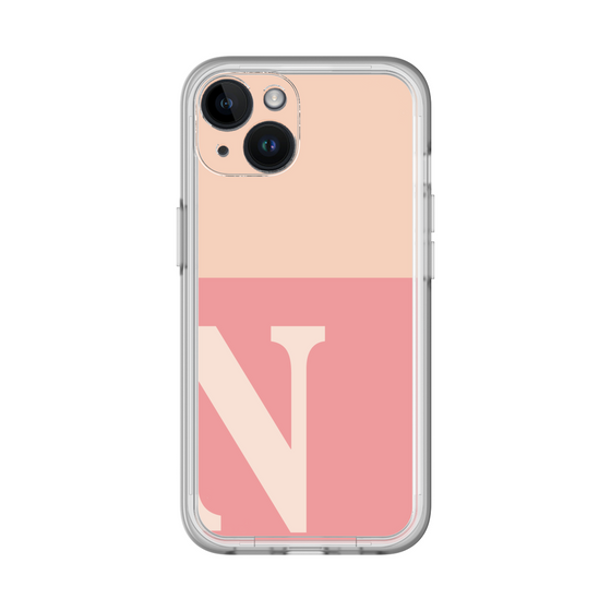 Slim Protection Premium Case［ オリジナル - initial two tone - N pink ］