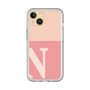 Slim Protection Premium Case［ オリジナル - initial two tone - N pink ］