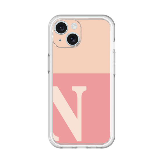 Slim Protection Premium Case［ オリジナル - initial two tone - N pink ］