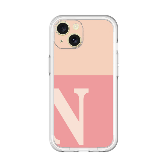 Slim Protection Premium Case［ オリジナル - initial two tone - N pink ］