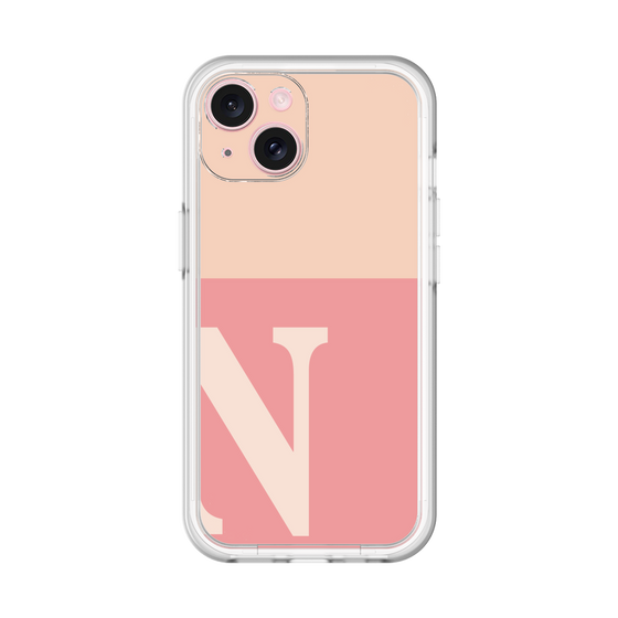 Slim Protection Premium Case［ オリジナル - initial two tone - N pink ］