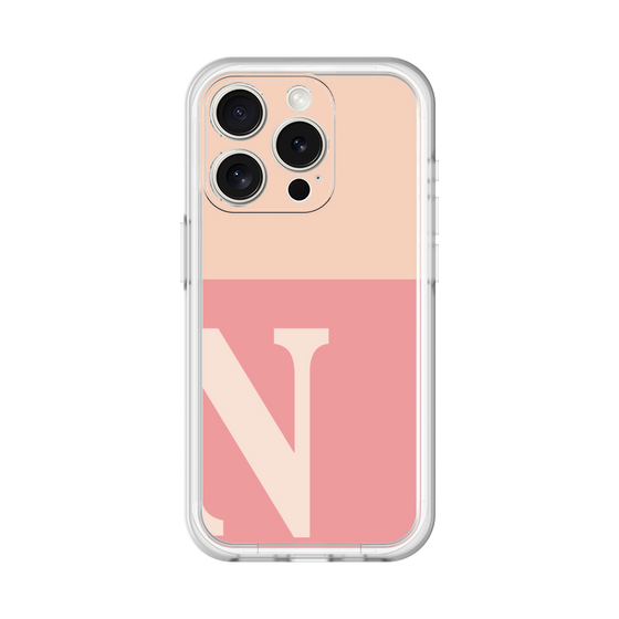 Slim Protection Premium Case［ オリジナル - initial two tone - N pink ］