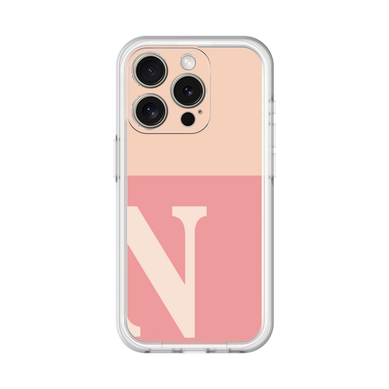 Slim Protection Premium Case［ オリジナル - initial two tone - N pink ］