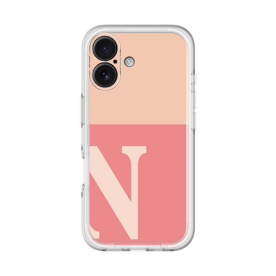 Slim Protection Premium Case［ オリジナル - initial two tone - N pink ］