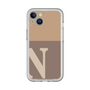 Slim Protection Premium Case［ オリジナル - initial two tone - N brown ］