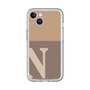Slim Protection Premium Case［ オリジナル - initial two tone - N brown ］