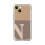 Slim Protection Premium Case［ オリジナル - initial two tone - N brown ］