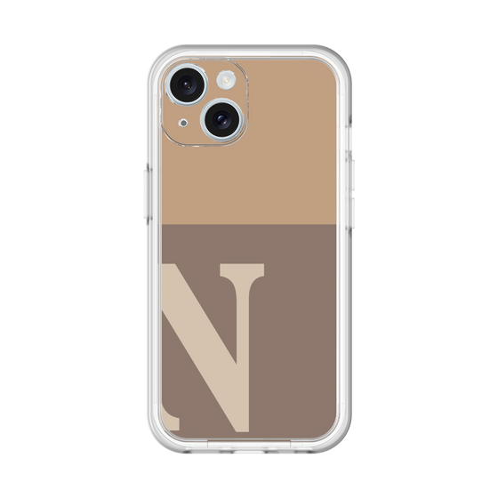 Slim Protection Premium Case［ オリジナル - initial two tone - N brown ］